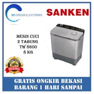 SANKEN TW 8600 2 Tabung / 8 Kg – Mesin Cuci .