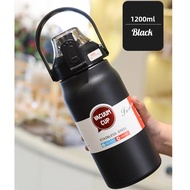 [Buy 1 Take 1] 1200ML/1800ML Tumbler Insulated Stainless Steel Water Bottle With Lid Large Capacity 
