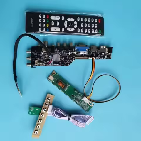 DVB-T2/T DVB-C 3663 TV Monitor Kit for LP156WH1-TLC1 LP156WH1(TL)(C1) LCD LED screen HDMI+VGA+USB+TV
