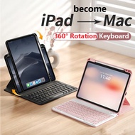 Tablet Keyboard with Case for Honor Pad X8a 11" 2024 for Honor Pad X9 11 2024 Transparet Clear Acryl