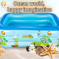 Kolam Mandi Besar Murah Big Size Kolam Renang Kolam Mandi Budak  3 Rings Inflatable Swimming Pool