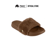 Fipper Fluff Sandal untuk Wanita Brown - Fipper Fluff Sandal for Women in Brown
