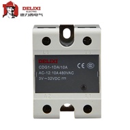 DELIXI CDG1-1เดี่ยวSSR Solid State Relay DC-AC DC AC No Contact 10A 15A 20A 25A 40A 60A 80A 100A