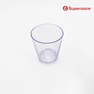 Srithai Superware แก้วน้ำพลาสติก ถ้วยน้ำ แก้วเบียร์ แก้วกาแฟ แก้วน้ำสีใส ทรงปากกว้าง  ปริมาตร 250 ml. / 11oz. รุ่น C-77
