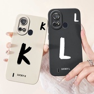 For Itel A49 Play Casing A631L Shockproof Cover Cute Letters Soft Silicone Phone Case For Itel A58 L