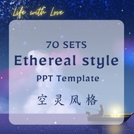 【PPT Template】LifewithLove 70 sets Ethereal style PowerPoint  Presentation template PPT Bundle Set空灵