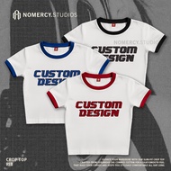 KATUN NORACY.STUDIOS - CUSTOM SPORTY SLIM FIT RIB CROP TOPDesign | ROCK MUSIC METAL BAND | GRUNGE CR