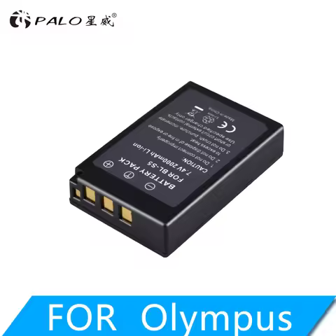 PALO 2000mAh PS-BLS5 BLS-5 BL-S5 BLS-50 BLS50 battery for Olympus PEN E-PL2, E-PL5, E-PL6, E-PL7, E-