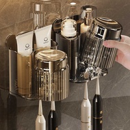 Toothbrush Perforation-Free Shelf Toilet Toothbrush Mouthwash Cup Toothbrush Cup Toothbrush Cup Wall