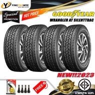 245/70R16 GOODYEAR รุ่น AT SILENTTRAC  4 เส้น (ผลิตปี 2023) แถมเกจหน้าปัทม์เหลือง 1 ตัว + จุ๊บลมยางแกนทองเหลือง 4 ตัว (ยางรถยนต์ ยางขอบ16)