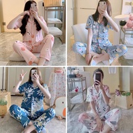 Short Sleeve Pajama Set Terno Pajama Korean Pajama Plus Size Pajama Cotton Pajama Cartoon Pajama Homewear Sleepwear