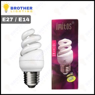 Energy Saving Bulb 18w E27 Compact Fluorescent Bulb Warm White Brother Lighting