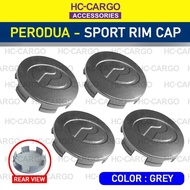 Sport Rim Cap Proton / Perodua Wheel Hub Center Cap Saga VVT Persona Iriz Bezza Axia Myvi Penutup Ri