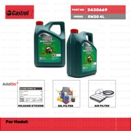 3430669 Castrol Magnatec Hybrid 0W-20 fully synthetic engine oil (4 liter)