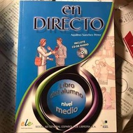 en Directo medio, libro del alumno + CD 西班牙文用書