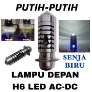H6 Laser Plus LED Headlight Senja biru H6 P15D White Yellow Light