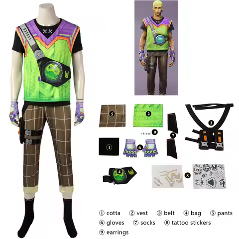 Valorant Gekko Agent Cosplay Costume