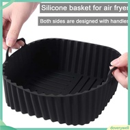[doverywell]   Bpa-free Air Fryer Accessories Air Fryer Steaming Basket Reusable Silicone Air Fryer 