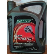 HARDEX Semi Synthetic Engine oil SAE 10W - 40 API SM / CF (4 liter ) ( HAREI )
