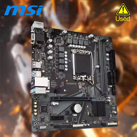 GIGABYTE H610M S2 DDR4 H610 Intel LGA 1700 Micro ATX Motherboard with DDR4, Single M.2, PCIe 4.0, US