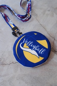 排球零錢包+排球掛繩組合