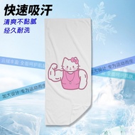 Muscle Hello Kitty Sports Towel Fitness Towel Absorbent Quick-Drying Towel Sweat Towel Four Seasons 