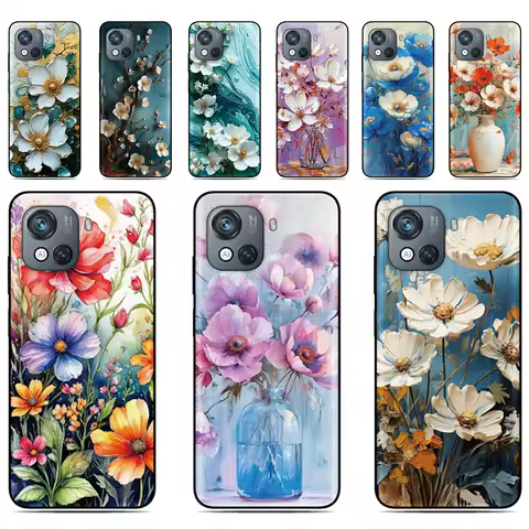 Floral Flower Phone Case For Sony Xperia 10 1 VII VI 5 II III IV V 2023 XZ5 XZ4 XZ3 XZ2 XA3 XA2 Ultr