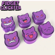 GANTUNGAN Fidget Clicker Pokemon Gengar Keychain - Keychain Cliker Pokemon