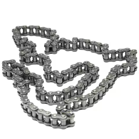 Small Single Row Transmission Drive Roller Chain 04C ANSI Standard Available in 0.5m 1.5m And 5m Len