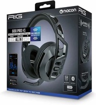 Nacon - PS5/ PS4/ PC/ Switch/ XBox RIG 600 PRO HS 雙無線多平台電競耳機 (黑) [香港行貨]