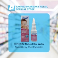 SERENAZ Natural Sea Water Nasal Spray 30ml Paediatric