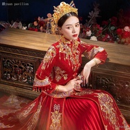 Wedding dress for ninang◎✓◘Xiuhe clothing 2020 new wedding bride female Chinese wedding dress dragon