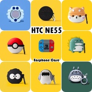 【imamura】For HTC NE55 Case Casing Soft Silicone Interesting Cartoon Earphone Case Cover