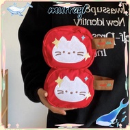 MURRAY Instant Camera Storage Pouch, with Lanyard Cute Kitty Makeup Bag, Portable Large Capacity Zip