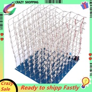 LED Cube  3D8 8x8x8 3D Led Cube Light DIY Kit Soldering Project Kit 4.5-5.5V Squared Soldering Kit