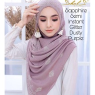 Schals Sapphire Glitter Semi Instant Shawl ❤️