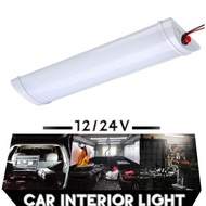 Fkend 12/24V รถหลังคาภายใน72LED ไฟเพดานโดมรถบรรทุก Camper ไฟอ่านหนังสือ