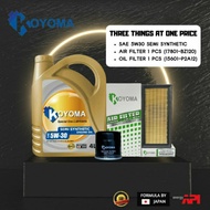 PERODUA MYVI 2018year , PERODUA ARUZ OIL FILTER + AIR FILTER + KOYOMA 5W30 SEMI SYNTHETIC ENGINE OIL