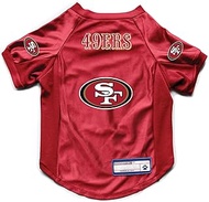 Littlearth NFL San Francisco 49ers Stretch Pet Jersey,Small