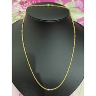 Light gold adult necklace + light gold chain necklace + 4 gram necklace
