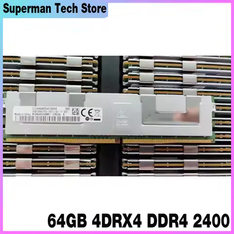 1Pcs M386A8K40BM1-CRC5Q RAM 64G PC4-2400T Server Memory 64GB 4DRX4 DDR4 2400