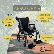 [SG Seller] HappyWheels Aero Chair 9.3kg Ultra Lightweight Pushchair for Elderly