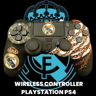 Wireless Controller PS4 Stick with Madrid Football Logo Pattern PS4 Joystick/