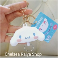 GANTUNGAN Pull Keychain Sanrio Keychain Cinnamoroll Head Pvc Cinnamorol Cinamoroll Cinnamonroll Kawa