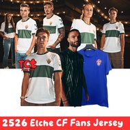 S-XXXXL     Elche CF 25/26 home away Third Top Quality Fans Version Football Jersey Soccer  Men Spor