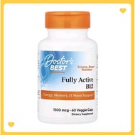 Fully Active B12, Vitamin B12, 1500 mcg, 60 Veggie Capsules