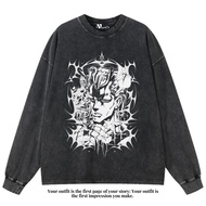 Vega88 *dio brando jojo bizzare adventure* longsleeve oversized t-shirt | Oversized t-shirt | Washed