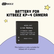 【For KP-4 Camera】KiTBEEZ ZK07 Lithium Battery 3.7V 800mAh 2.96Wh for Flip Digital Cameras
