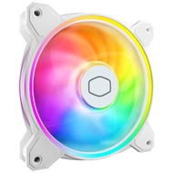 MasterFan MF120 Halo² White PC Case|Liquid Cooler|Air Cooler Fan, Dual Loop Gen 2 ARGB LEDs Rings,Dy