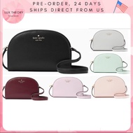Pre-order: Kate Spade Perry Leather Dome Crossbody (Multiple Colour) K8697